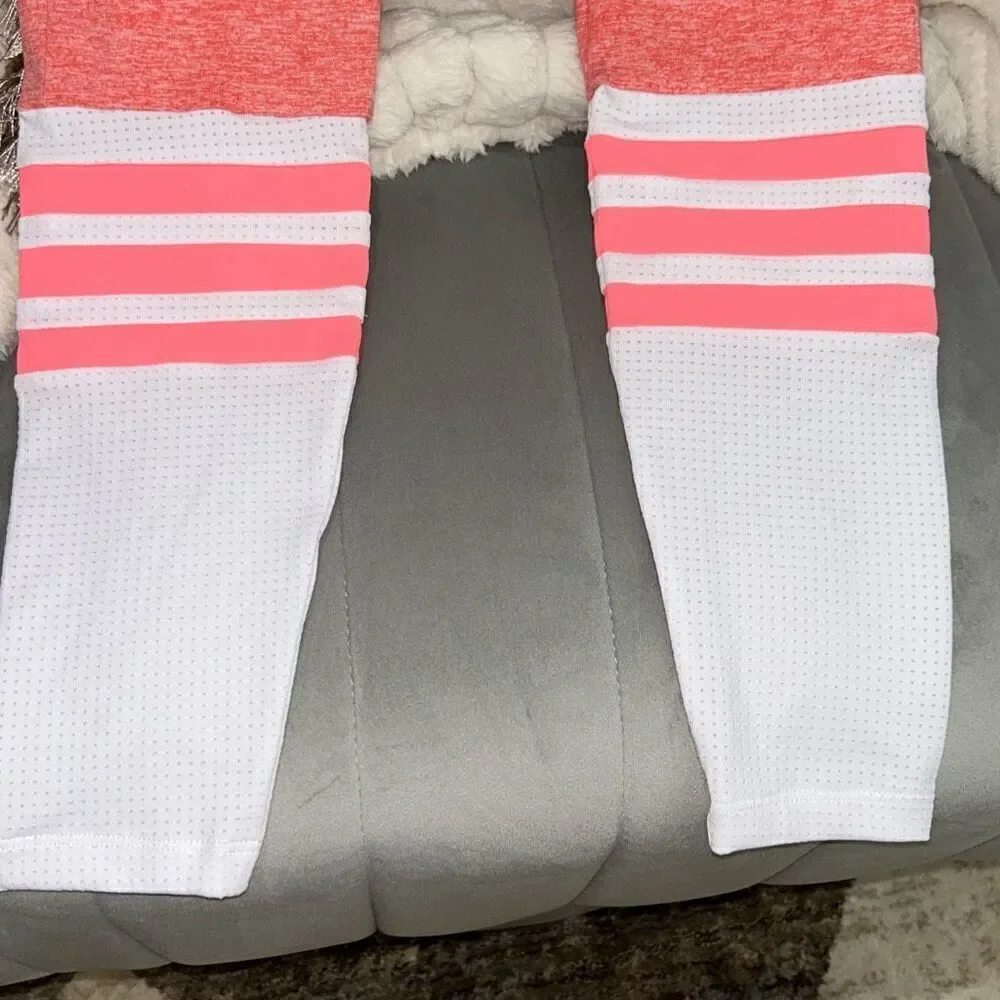 Bombshell sportswear sock leggings nwt orange sz m - Picture 5 of 5